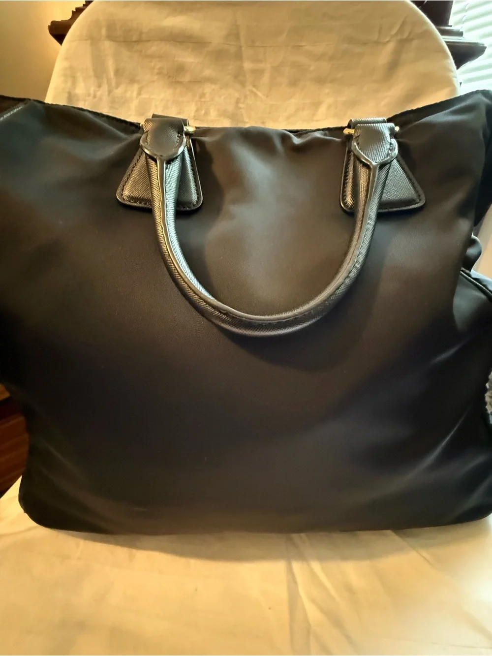 Prada black nylon